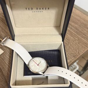 Ted Baker White and Gold Watch